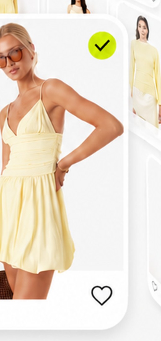 Robe d'été jaune trouvée par Raiphe